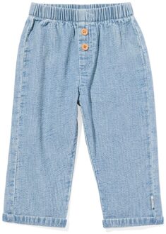 Hema Newborn broek comfy fit denim (denim) - 80