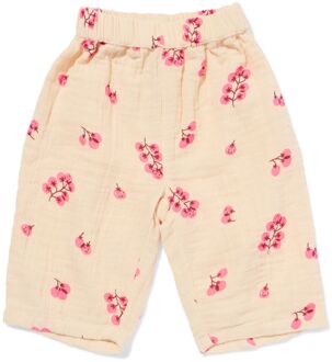 Hema Newborn broek comfy fit mousseline ecru (ecru) - 68