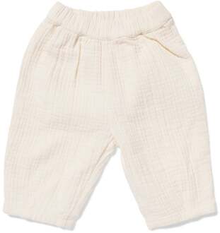 Hema Newborn broek comfy fit mousseline ecru (ecru) - 80