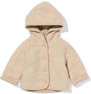 Hema Newborn jas wol zand (zand) - 62