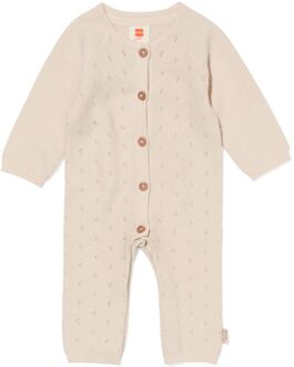 Hema Newborn jumpsuit ajour ecru (ecru) - 56