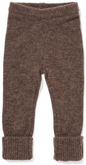 Hema Newborn legging merinowol donkerbruin (donkerbruin) - 68