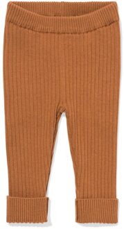 Hema Newborn legging rib bruin (bruin) - 50