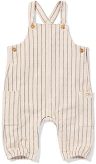 Hema Newborn meegroei jumpsuit strepen ecru (ecru) - 50