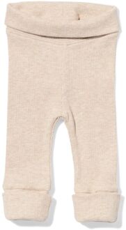 Hema Newborn meegroei legging LENZING™ ECOVERO™ rib zand (zand) - 62/68