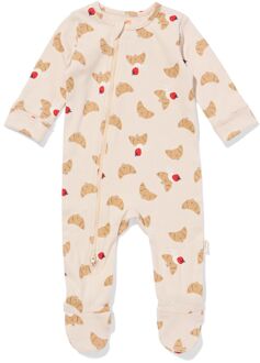 Hema Newborn meegroeiboxpakje croissant ecru (ecru) - 62