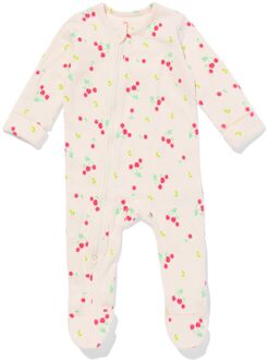 Hema Newborn meegroeiboxpakje kersen ecru (ecru) - 50