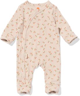 Hema Newborn meegroeiboxpakje LENZING™ ECOVERO™-(viscose) rib bloemen ecru (ecru) - 50/56