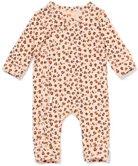 Hema Newborn meegroeiboxpakje LENZING™ ECOVERO™-(viscose) rib dieren zalmroze (zalmroze) - 44