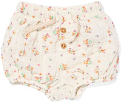 Hema Newborn pofbroekje mousseline gebroken wit (gebroken wit) - 68