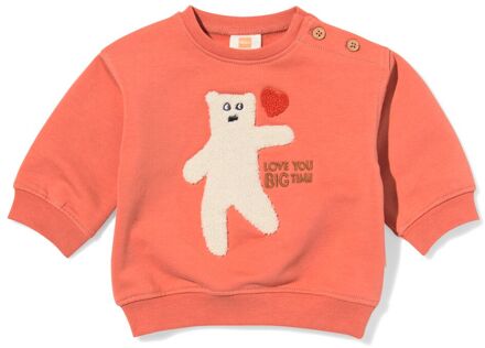 Hema Newborn sweater beren roze (roze) - 74