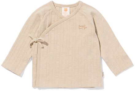 Hema Newborn T-shirt rib jersey ecru (ecru) - 62