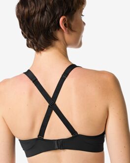 Hema Niet voorgevormde bh met beugel zwart (zwart) - 85B