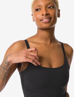 Hema Niet voorgevormde top zonder beugel smoothing zwart (zwart)