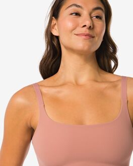 Hema Niet voorgevormde top zonder beugel - ultimate comfort lichtbruin (lichtbruin) - S