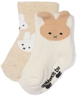 Hema Nijntje babysokken terry - 2 paar beige (beige) - 12-18 m