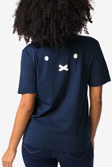Hema Nijntje dames T-shirt jersey print donkerblauw (donkerblauw) - XL