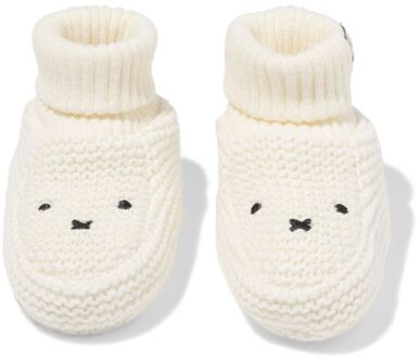 Hema Nijntje newborn sloffen gebreid wit (wit) - 4-9 m