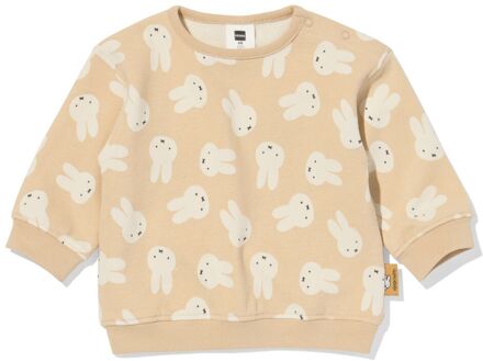 Hema Nijntje newborn trui sweatstof ecru (ecru) - 68