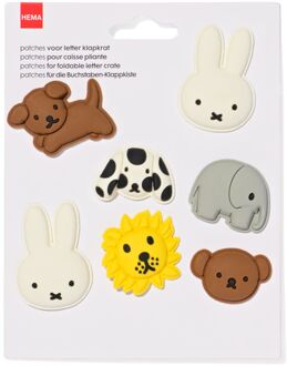 Hema Nijntje patches letter klapkrat