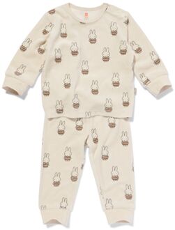 Hema Nijntje pyjama velours gebroken wit (gebroken wit) - 74/80