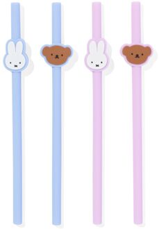 Hema Nijntje rietjes siliconen - 4 stuks