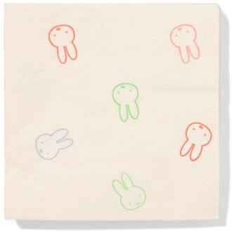 Hema Nijntje servetten 33x33cm - 20 stuks