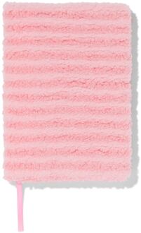 Hema Notitieboek 16x22cm roze fluffy