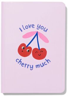 Hema Notitieboek 18x12.6 en pompon pen cadeauset