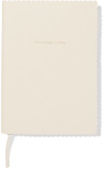 Hema Notitieboek A5 gelinieerd PU (beige)