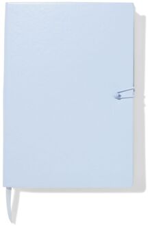 Hema Notitieboek A5 PU gelinieerd blauw