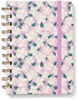 Hema Notitieboek A6 gelinieerd bloemen (multi)