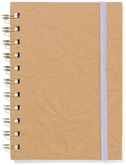 Hema Notitieboek A6 spiraal kraft