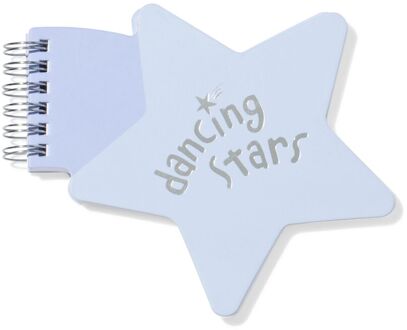 Hema Notitieboek stervorm gelinieerd (blauw)