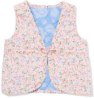 Hema Omkeerbare babygilet bloemen blauw (blauw) - 62