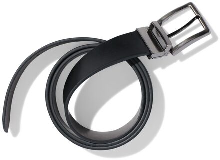 Hema Omkeerbare mannenriem 3.5cm zwart (zwart) - 110