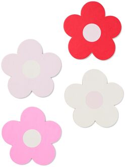 Hema Onderzetters 10x10x1.8cm kurk bloem - 4 stuks