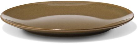 Hema Ontbijtbord Ø20.5cm Monaco reactief glazuur donkerbruin (donkerbruin)