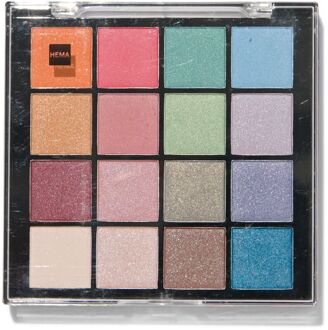 Hema Oogschaduw palette bright (multicolor)