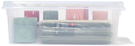 Hema Opbergbox London transparant 21L