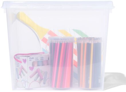 Hema Opbergbox Madrid transparant 25L