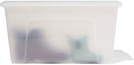 Hema Opbergbox Tokyo transparant 45L recycled