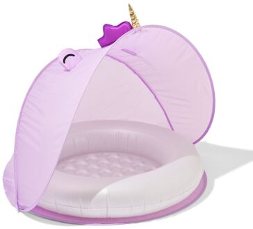 Hema Opblaasbaar kinderbadje met tent ⌀94cm eenhoorn