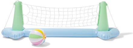 Hema Opblaasbaar volleybalnet 266.5x77x85cm met bal Ø34cm