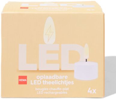 Hema Oplaadbare theelichtjes - 4 stuks