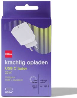 Hema Oplader USB-C wit