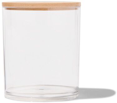 Hema Organizer rond transparant met deksel Ø8.7x10.6 (transparant)