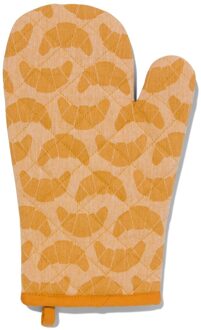 Hema Ovenwant - katoen - okergeel croissant (okergeel)