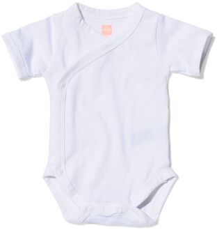 Hema Overslag romper organic katoen stretch - 2 stuks wit (wit) - 62