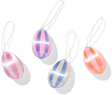 Hema Paashanger satijn ei - 4 stuks